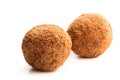 Scotch eggs isolated on white background Royalty Free Stock Photo