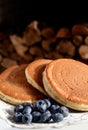 Scotch Pancakes And Blueberries