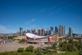 Scotiabank Saddledome in Calgary, Alberta Royalty Free Stock Photo