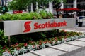 Scotiabank sign in front of it building