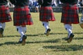 Scotish Marching Royalty Free Stock Photo