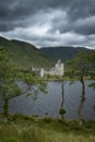 Scotland Castle highlands UK travel rain winter