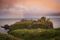 Scotland Castle highlands UK travel rain winter