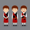 Scotland Character with Various Expression