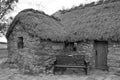 Scotland, Culloden, Old Leanach Cottage Royalty Free Stock Photo