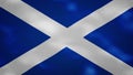 Scotland dense flag fabric wavers, background loop