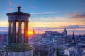 Scotland Edinburgh Calton Hill Royalty Free Stock Photo