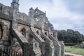 Edinburg. Ruins of Holyrood Abbey founded in 1128 by David I.