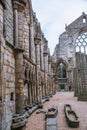 Edinburg. Ruins of Holyrood Abbey founded in 1128 by David I.