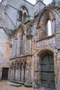 Edinburg. Ruins of Holyrood Abbey founded in 1128 by David I.