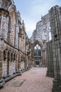 Edinburg. Ruins of Holyrood Abbey founded in 1128 by David I.