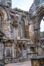 Edinburg. Ruins of Holyrood Abbey founded in 1128 by David I.