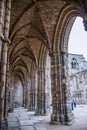 Edinburg. Ruins of Holyrood Abbey founded in 1128 by David I.