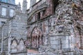 Edinburg. Ruins of Holyrood Abbey founded in 1128 by David I.