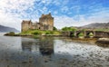 Scotland - Eilean Donan Castle in scotish highland Royalty Free Stock Photo