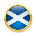 Scotland flag button