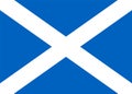 Scotland flag national background vector national scottish isolated illustration.