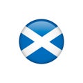 Scotland flag vector isolated 5