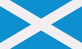 Scotland flag vector