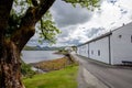 Scotland, Isle of Skye - July 2018: Talisker whisky distillery Royalty Free Stock Photo