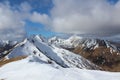 Scotland mountains munros hill climbing Royalty Free Stock Photo