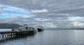 Terminal docking for ferry in Mull Island, Scotland Royalty Free Stock Photo