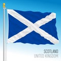 Scotland official flag, United Kingdom