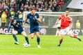 Scotland players Oliver Burke, Robert Snodgrass and Russia player Magomed Ozdoyev