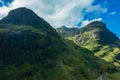 Scotland-Three Sister Mountain range in Glencoe Royalty Free Stock Photo
