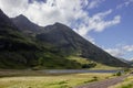 Scotland-Three Sister Mountain range in Glencoe