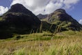 Scotland-Three Sister Mountain range in Glencoe