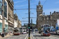 Scotland, Traffic on Princes Street, Edinburgh