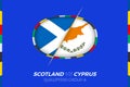 Scotland vs Cyprus icon for European football tournament qualification, group A