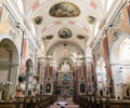 Scots Abbey baroque interior, Vienna, Austria