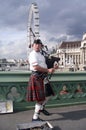 Scotsman with bagpipes