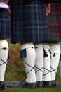 Scotsmen in kilts Royalty Free Stock Photo