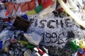 Scott Fischerâs memorial at Thukla Pass en route to Everest Base Camp, Nepalese Himalayas Royalty Free Stock Photo