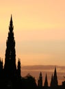 Scott Monument at dusk