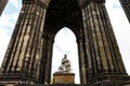 Scott Monument, Princes Street Gardens in Edinburgh, Scotland, Great Britain Royalty Free Stock Photo