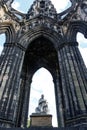Scott Monument, Princes Street Gardens in Edinburgh, Scotland, Great Britain Royalty Free Stock Photo