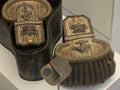 Sir James Clark Ross British Royal Navy officer and polar explorer epaulettes at the Polar Museum Cambridge Royalty Free Stock Photo