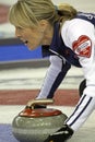 Scotties curling smith-dacey rock Royalty Free Stock Photo