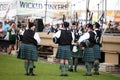 Scottish Bagpipe Band Royalty Free Stock Photo