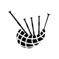 Scottish bagpipe icon Royalty Free Stock Photo
