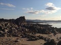 Scottish beach and rocks