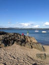 Scottish beach and rocks