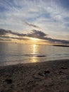 Scottish beach skies