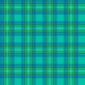 Scottish cage seamless pattern, green. Green-blue seamless pattern.