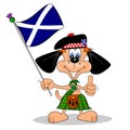 Scottish Cartoon Dog