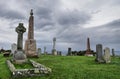 Scottish cemetry Royalty Free Stock Photo